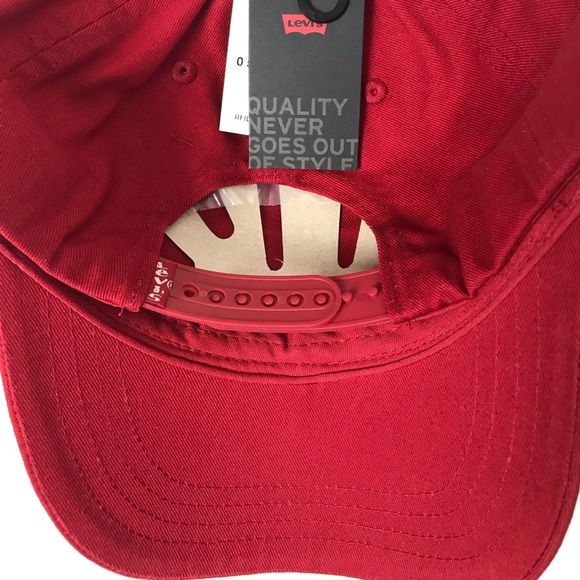 NWT Levi’s SnapBack Baseball Hat, Red or Blue - Picture 7 of 16